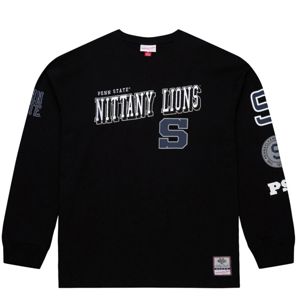 Mitchell & Ness Black Long Sleeve‎ Tee